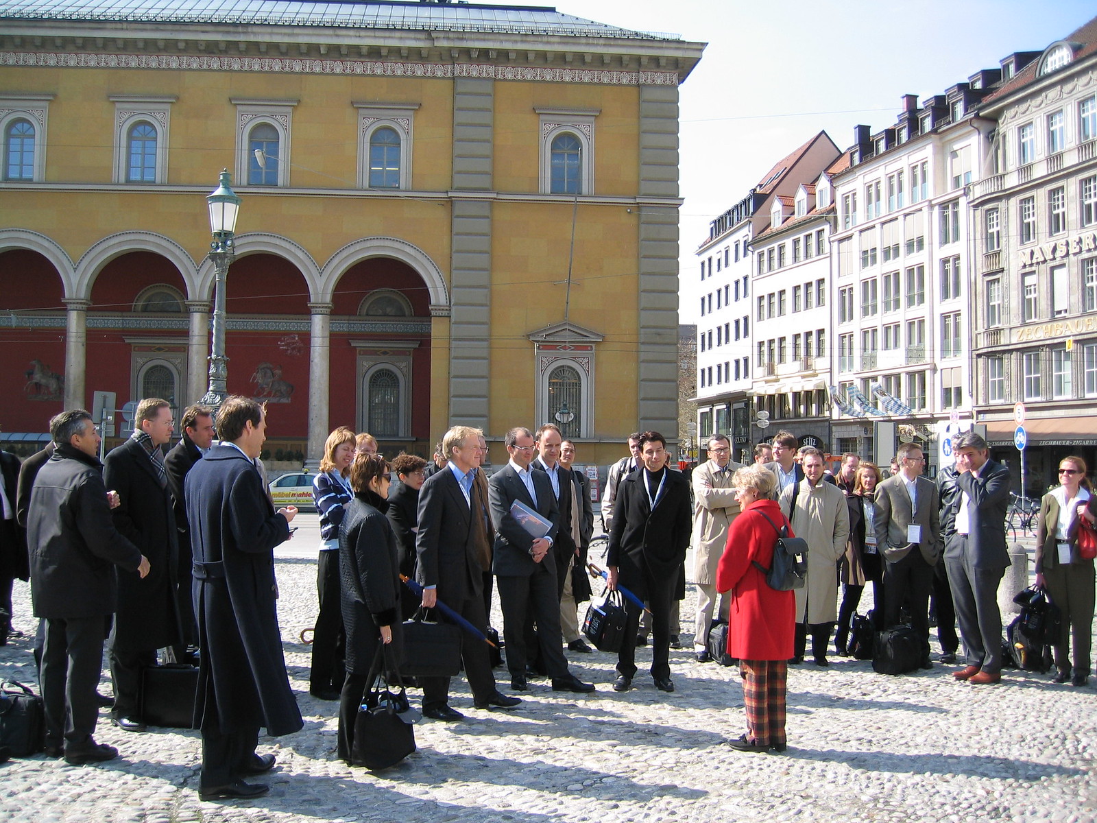 23 Delegates in front of Opera