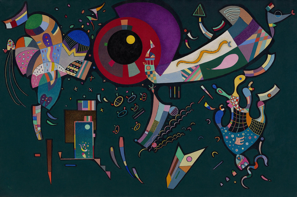 Wassily Kandinsky (1866–1944), Around the Circle, 1940
