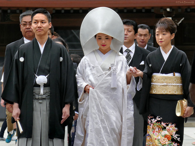 Japan: Tokyo, Meiji Jingu Shinto wedding