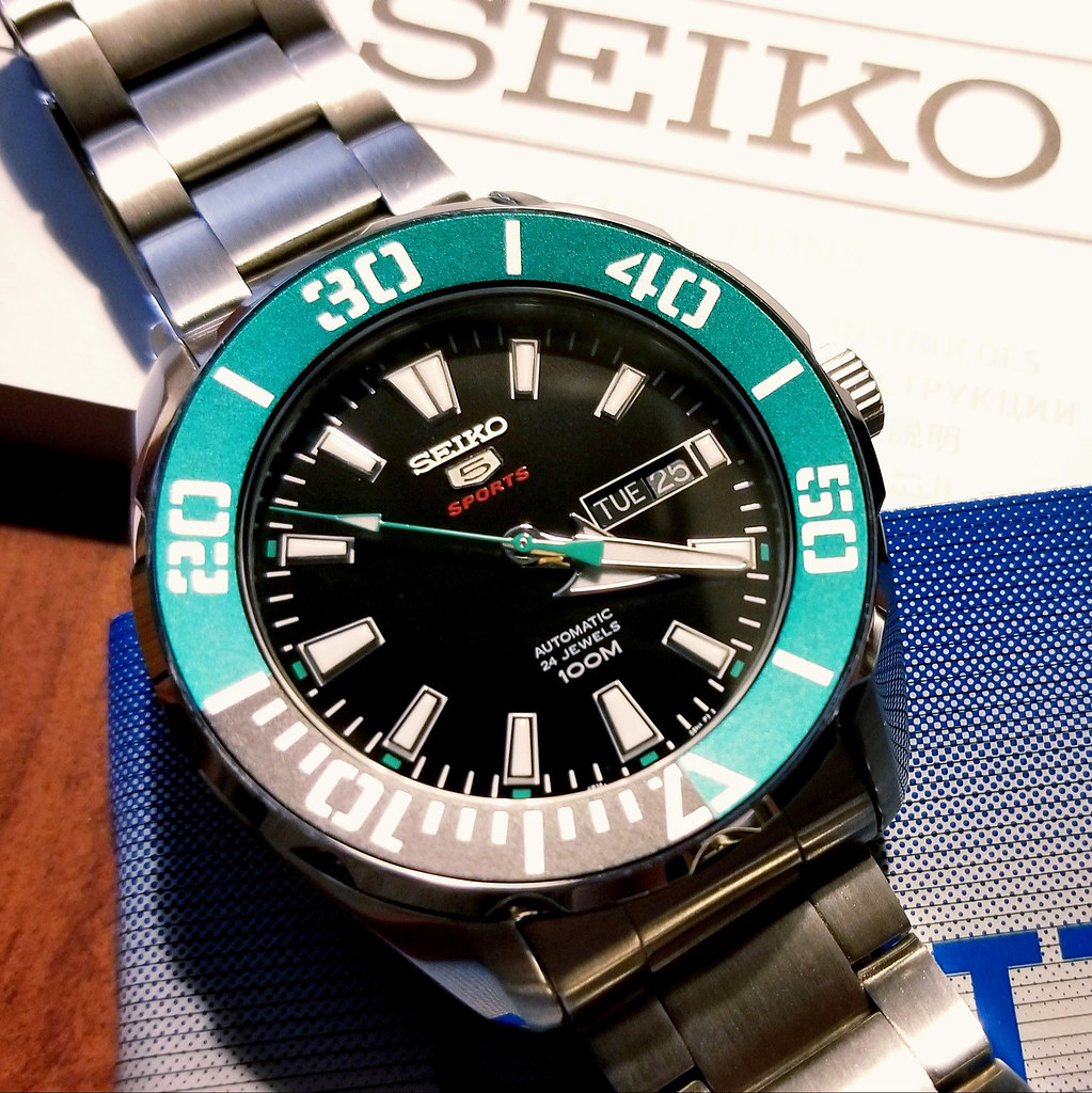 SEIKO 5 Sports | This SEIKO 5 with Automatic movement and Tu… | Flickr