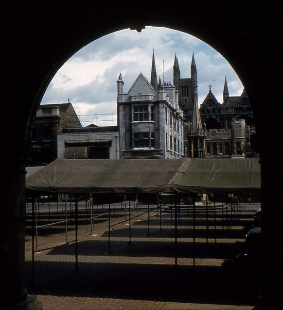 Cathedral Square, Peterborough, 1950s