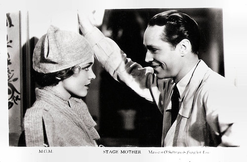Maureen O'Sullivan and Franchot Tone in Stage Mother (1933)