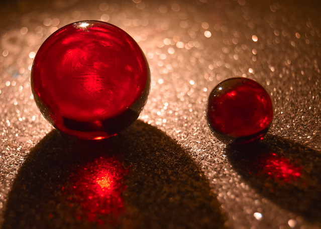 23/365: Red Marbles