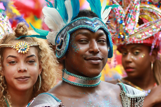 A wry smile ...Leeds West Indian Carnival  (50th)