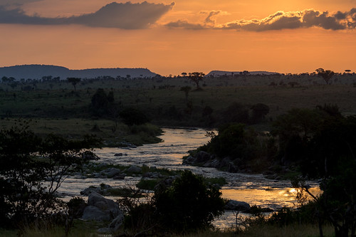 serengeti sunset marariver mara water tanzaniamararegiontanzaniatz