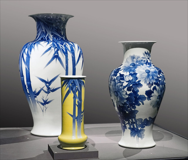 Vases de Miyagawa Kozan (Musée Guimet, Paris)