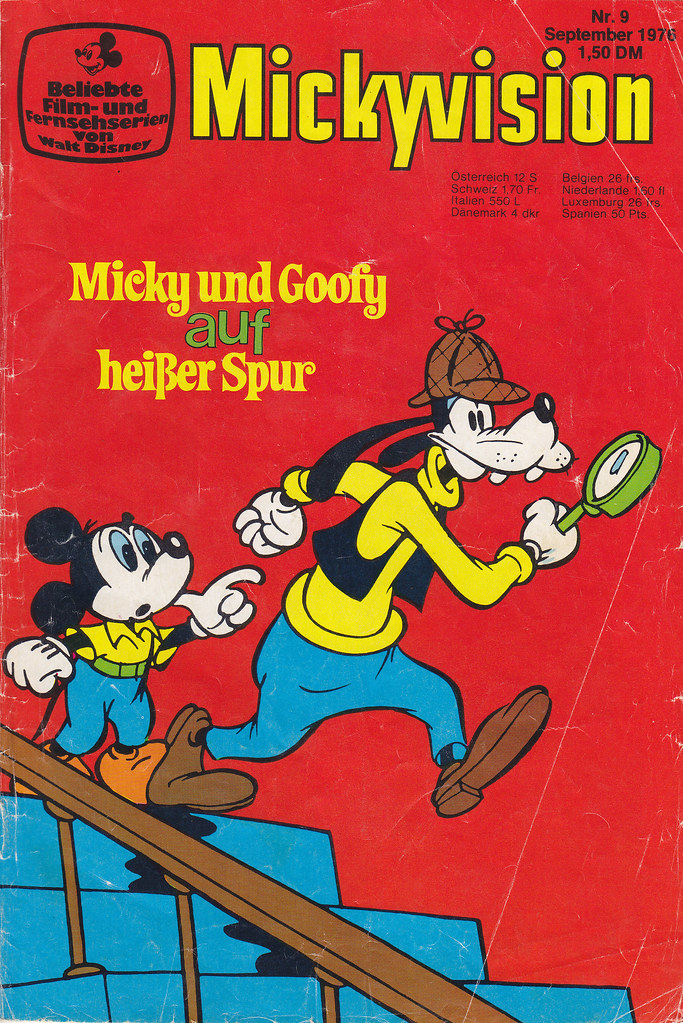 Zustand 2 Mickyvision Nr 9 - 1976 1 x Comic Walt Disney 