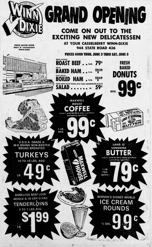 Casselberry Winn-Dixie delicatessen grand opening ad (June… | Flickr