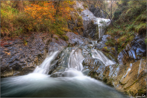 water waterfall longexposure ndfilter hdr landscape panorama paesaggi orvenco lucianosilei canon6d canon1740mm wideangle autumn autunno