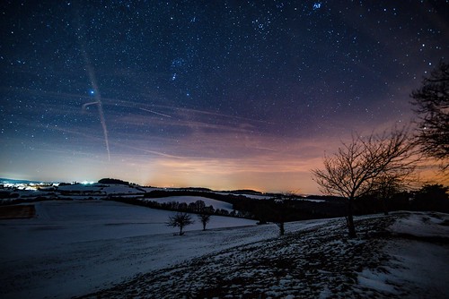 beautiful nachtfotografie snow winter stars stargazing sterne sternenhimmel astrophotographers astrofotographie deutschland eifel germany