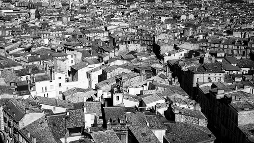 bordeaux france roofs fujix100 bw urban city oldcity 35mmequiv monochrome