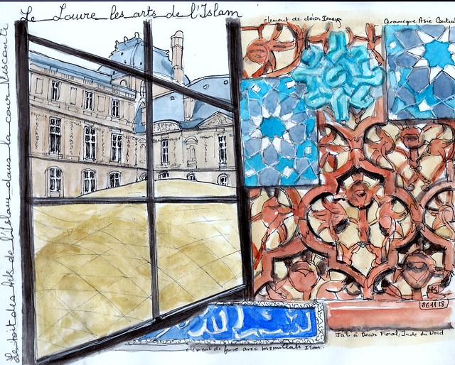 Paris1er : Par les fenêtres du LOUVRE - Les Arts de l'Islam