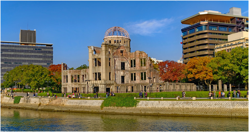 A-Bomb Dome, Hiroshima Peace Memorial Park, Hiroshima,