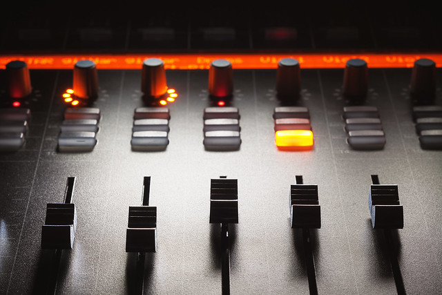 Modern Mixing Console