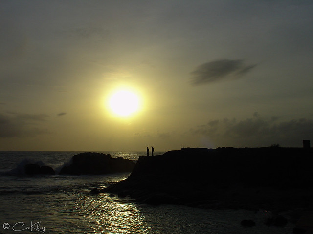 Silhouettes Galle Fort Ramparts