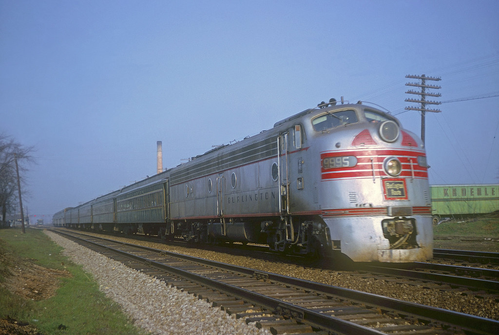 CB&Q E9 9995 | Chicago Burlington & Quincy Railroad E9 9995 … | Flickr