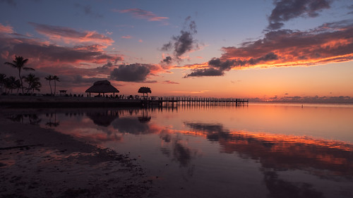 sunrise clouds water dock florida keys island fujifilm fuji sea sky palm tree cloud ocean islamorada