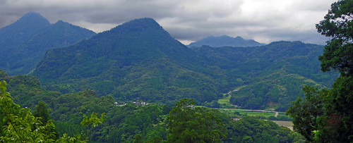 japan kyushu oita mountains rakanji
