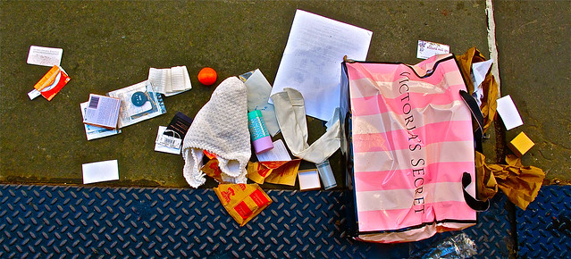 Street Rubbish. Lower Manhattan