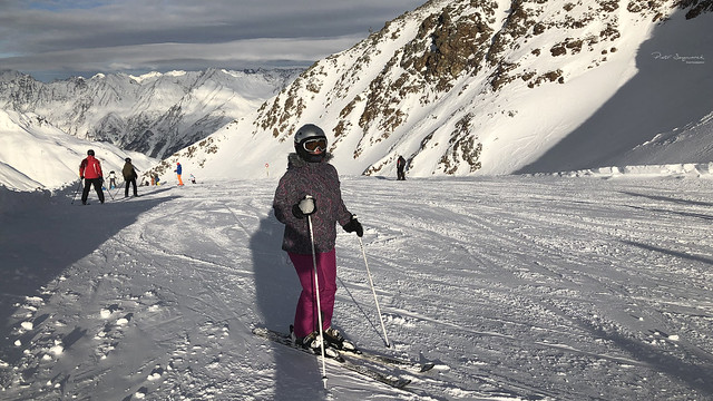 Happy skiing