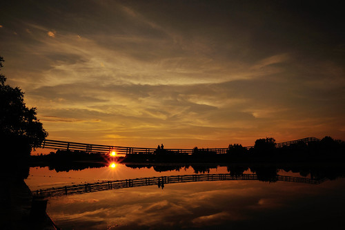 arkhangelsk sunset landscape river bridge nikon d700 wide 1285