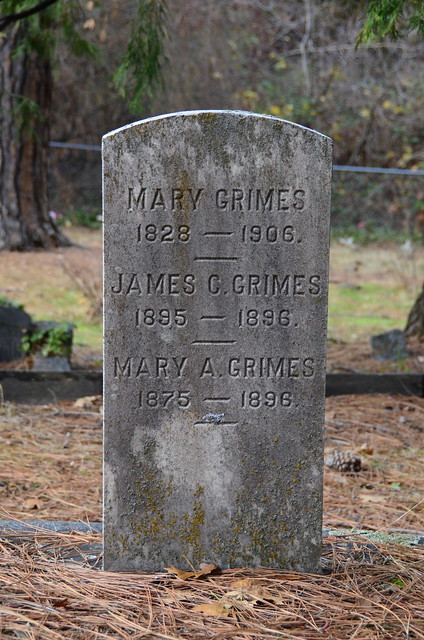 Grave of Mary Grimes