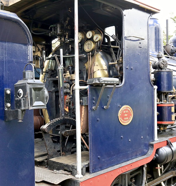 Drivers compartment of 1908 built PB15 number 448.