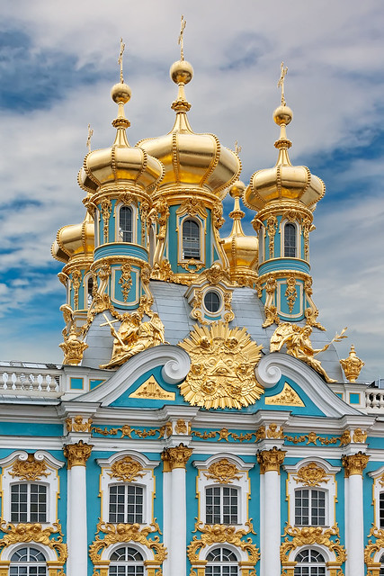 Catherine's Palace in Tsarskoe Selo (Pushkin), Russia