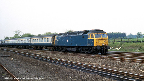 railroad train diesel railway locomotive passenger britishrail northyorkshire thirsk class47 47526