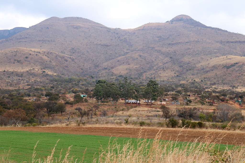 Mpumalanga: Landschaft an der westlichen Abfahrt vom Robber's Pass (R533)