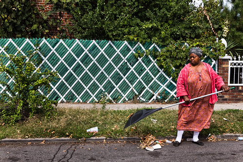 woman with rake | by mo11211