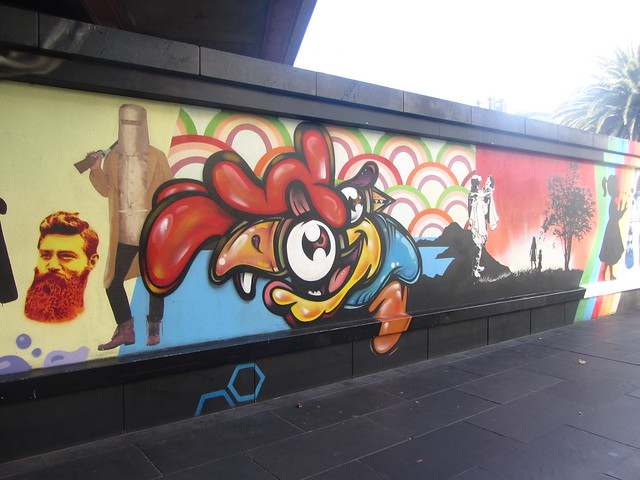 Southbank Street Art Mural, Melbourne