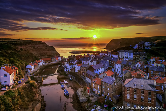 Sunrise at Staithes Harbour-5654