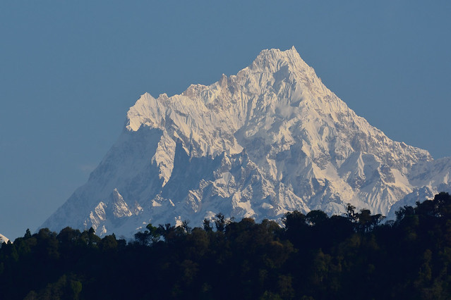 Mt Siniolchu from Gangtok.