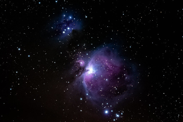 M42 Orion Nebula and Running Man Nebula