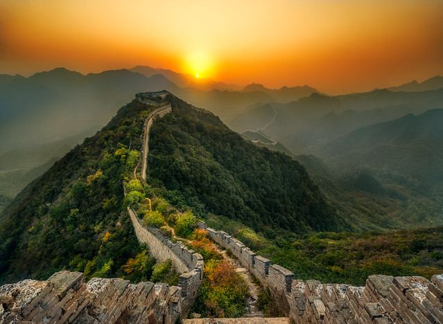 The Abandoned Part of the Great Wall of China