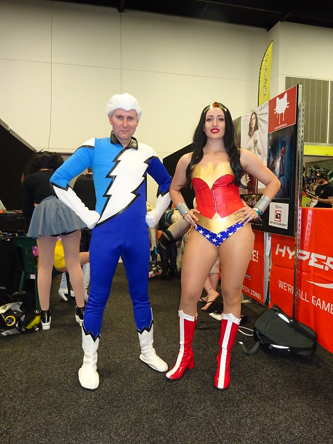 Quicksilver and Wonder Woman
