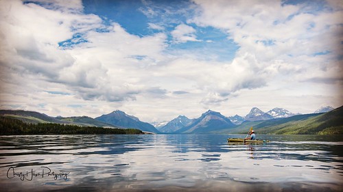 parks nationalparks lake mountains kayaking montana lakemcdonald glaciernationalpark