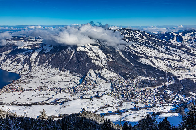 View from Rigi Scheidegg, Switzerland.