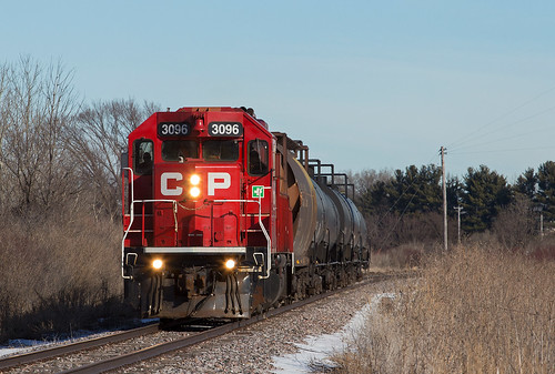 train railroad locomotive cp cp3096 canadianpacificrailway emd emdgp382 gp382 b47 wayfreight local ramseyjunction jacksonsubdivision