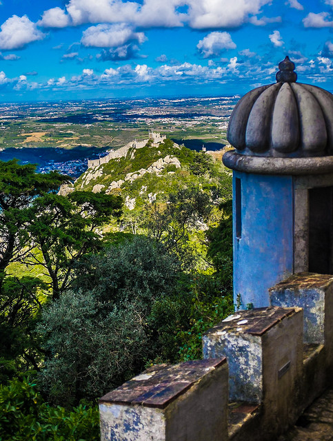 Moorish Castle from the Ramparts of Pena Palace, Sintra