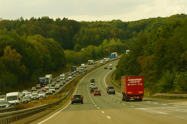 A3 Autobahn Köln, Deutschland