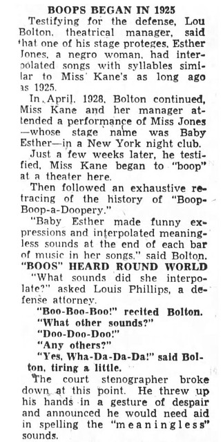Boop-Boop-a-Doop Began in 1925