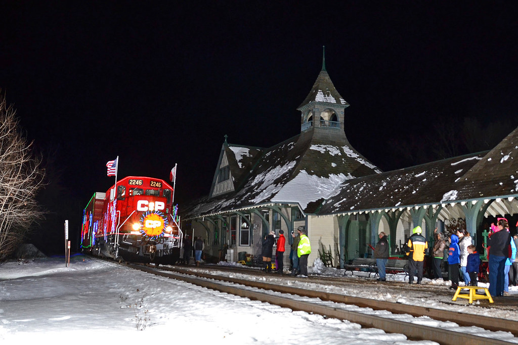 Holiday Train at the Westport Station