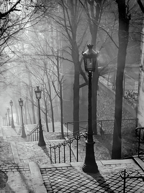 'The Stairs of Montmartre' by Brassai