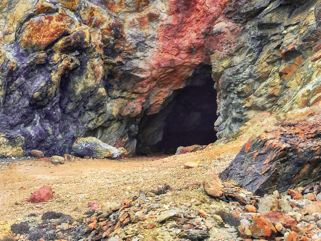 The cave at Parys mountain.