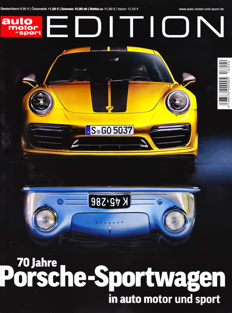Image of auto motor und sport Edition - 70 Jahre Porsche-Sportwagen - cover