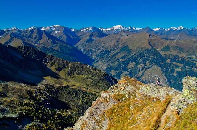 Panorama towards the Hohe Tauern