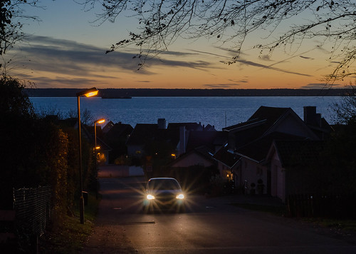 landscape seascape hittarp evening skåne sweden öresund denmark