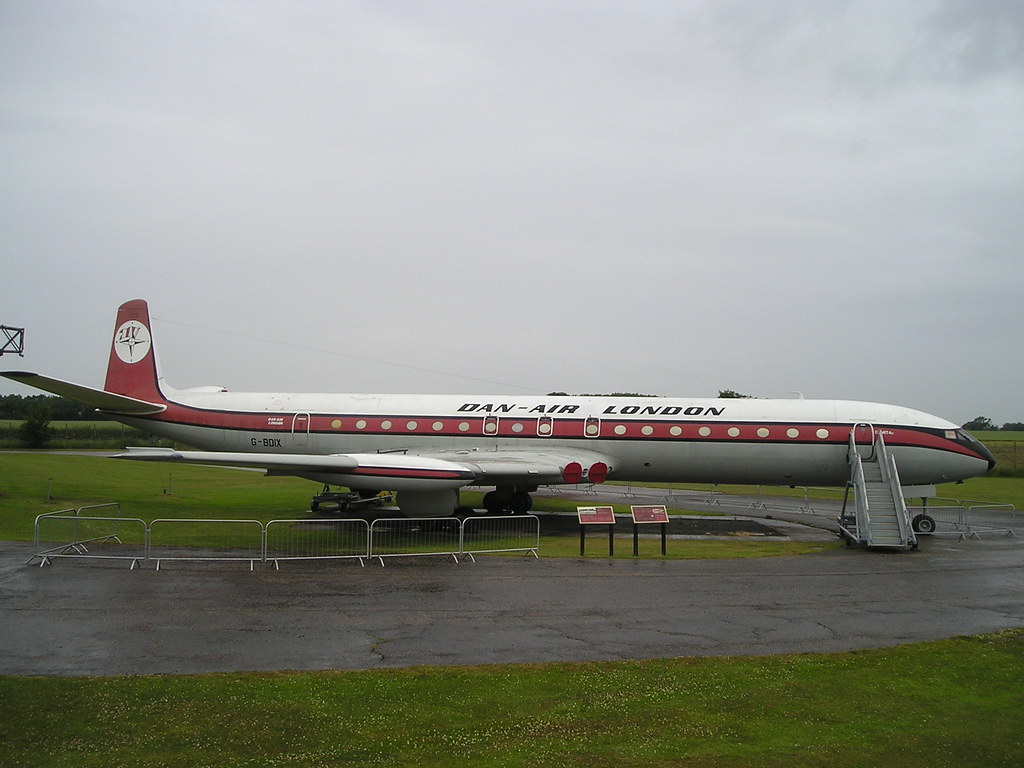 Dan Air London Comet 4C G-BDIX at East Fortune Airfield East Lothian Scotland